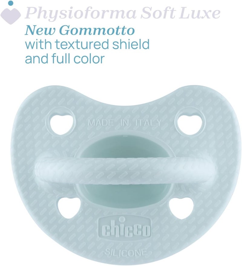 Chicco Physioforma Crystal Soft Silicone Soother 2-6m (2 pcs), Transparent - Image 3